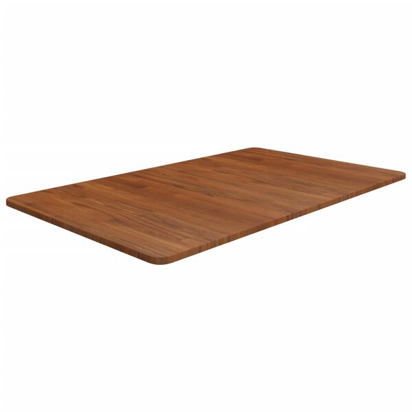 vidaXL Kopalni&scaron;ki pult temno rjav 100x60x1,5 cm trdna hrastovina