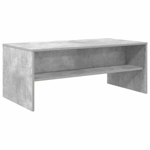 vidaXL Klubska miza Betonsko siva 100 x 50 x 40 cm Inženirski les