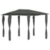vidaXL Paviljon s pokritimi stebri 3x4x2,6 m antraciten 160 g/m&sup2;