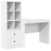 vidaXL Miza Bela 135,5 x 50 x 127 cm 2 kos
