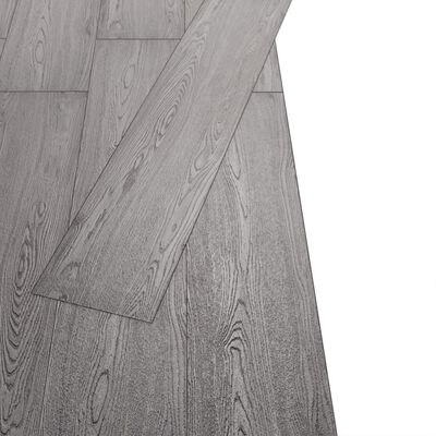 vidaXL Nesamolepilne PVC talne plošče 5,26 m² 2 mm temno sive