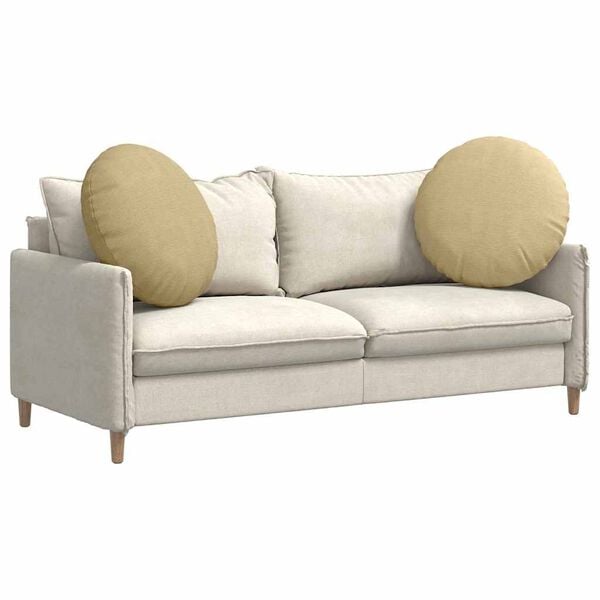 vidaXL Sedežne blazine 2 pcs Siva zelena &Oslash; 60 cm Žametna tkanina