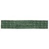 vidaXL Balkonsko platno s temno zelenim listjem 600x100 cm