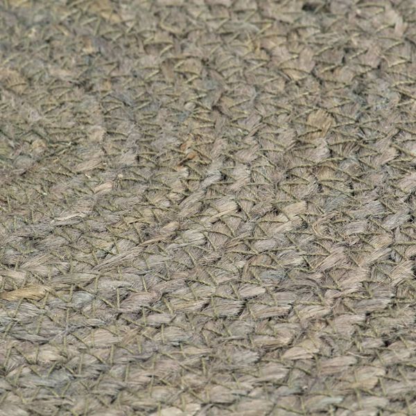 vidaXL Pogrinjki 4 kosi sivi 38 cm okrogli iz jute