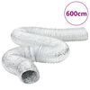 vidaXL Prezračevalni kanal aluminij 6 m &Oslash;15 cm