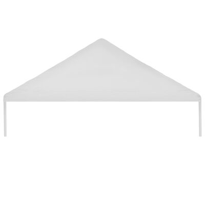 vidaXL Streha za šotor za zabave 6 x 12 m bela
