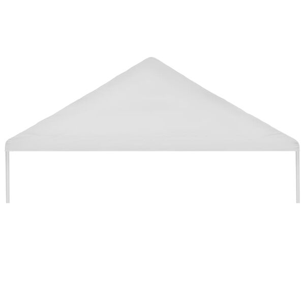 vidaXL Streha za &scaron;otor za zabave 6 x 12 m bela