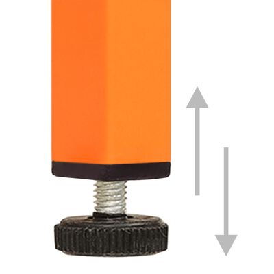 vidaXL Omara s ključavnico oranžna 35x46x180 cm jeklo