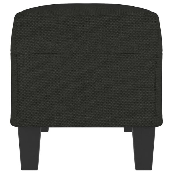 vidaXL Klop črna 100x35x41 cm blago