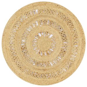 vidaXL Preproga iz ročno pletene jute 90 cm