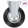 vidaXL Fiksna kolesa 32 kosov 200 mm