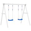 vidaXL Gugalnica z vrvmi 2 kosa modra 37x15 cm polieten