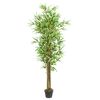 vidaXL Umetno bambusovo drevo 1288 listov 180 cm zeleno