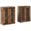 vidaXL Omarice na steni 2 kos Star les 69,5 x 34 x 90 cm