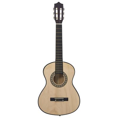 vidaXL Klasična kitara za začetnike in otroke 1/2 34" les lipe