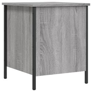 vidaXL Klop za shranjevanje siva sonoma 40x42,5x50 cm inženirski les