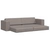 vidaXL Sofa postelja 200cm Taupe blago