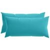 vidaXL Prevleka za blazino 2 pcs HEERLEN Turkizna 40 x 70 cm Poliester
