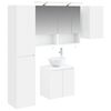 vidaXL Komplet omaric za kopalnico 5 pcs Bela 50 x 14,5 x 70 cm