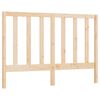 vidaXL Posteljno vzglavje 126x4x100 cm trdna borovina