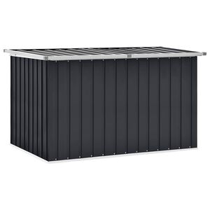vidaXL Vrtna &scaron;katla za shranjevanje antracitna 149x99x93 cm