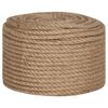 vidaXL Vrv iz 100 % jute 14 mm 100 m