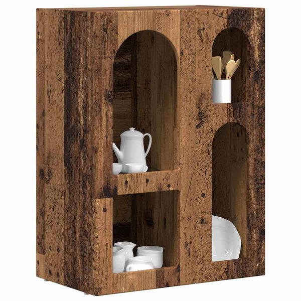 vidaXL Strani &scaron;al Star les 59 x 35 x 80.5 cm Konstruiran les