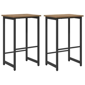 vidaXL Barski stol 2 kos Artisan hrast 40 x 32 x 64 cm Inženirski les