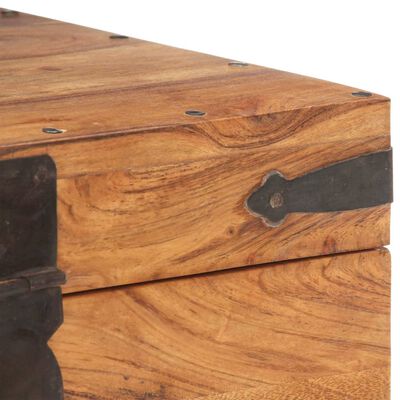 vidaXL Skrinja 40x40x40 cm trden akacijev les
