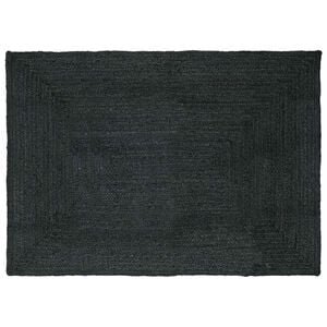 vidaXL Preproge za povr&scaron;ine Pravokotna Temno siva 240 x 340 cm Juta