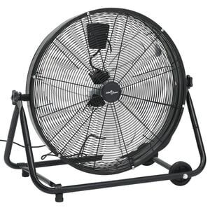 vidaXL Industrijski bobnasti ventilator 60 cm 172,5 W črn