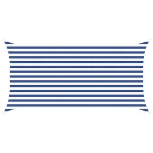 vidaXL Sončno platno Modra in bela 4 x 2 m 100% poliester Oxford