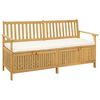 vidaXL Klop s prostorom za shranjevanje z blazino 170 x 63 x 84 cm