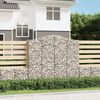 vidaXL Obokane gabion ko&scaron;are 20kosa 200x50x180/200 cm pocinkano železo