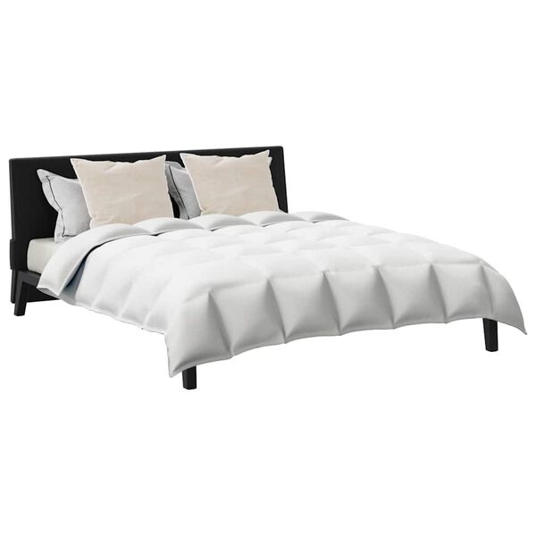 vidaXL Komplet odej z blazino 3 pcs Bela Perje