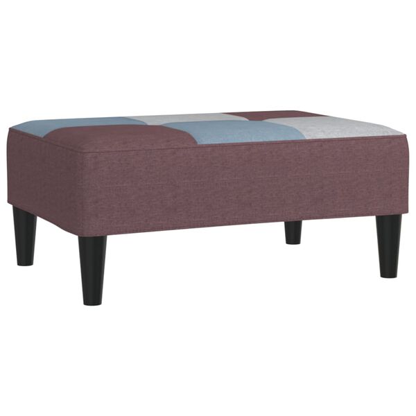 vidaXL Stolček za noge večbarven 78x56x32 cm blago