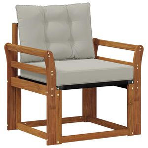 vidaXL Zunanja garnitura za sedenje Masivno akacijevo les in Textilene