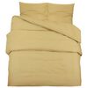 vidaXL Posteljnina taupe 240x220 cm lahka mikrovlakna