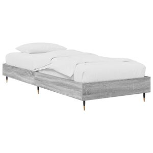 vidaXL Konstrukcija postelje Siva Sonoma 80 x 200 cm Inženirski les