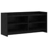 vidaXL TV omarica 100 x 33 x 47 cm Črni hrast Inženirski les