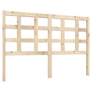 vidaXL Posteljno vzglavje 140,5x4x100 cm trdna borovina
