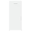 vidaXL Komoda bela 40x42,5x93 cm inženirski les