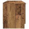 vidaXL TV omarica Old Wood 140x35x40 cm Inženirski les