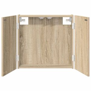 vidaXL Omara za tarče Sonoma hrast 56 x 12 x 53,5 cm Inženirski les