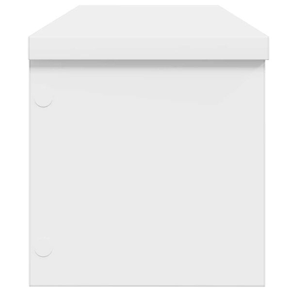 vidaXL Kuhinjsko stojalo ki ga je mogoče zlagati bela 60x15x16 cm