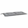 vidaXL Blazina za vrtno klop siva 100x50x7 cm blago