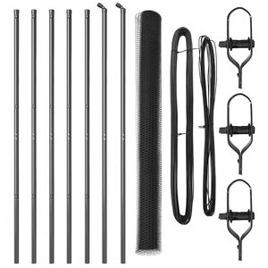 vidaXL Steber ograje. Siva