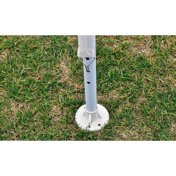 vidaXL Vrtni paviljon s piramidno streho 3x3 m