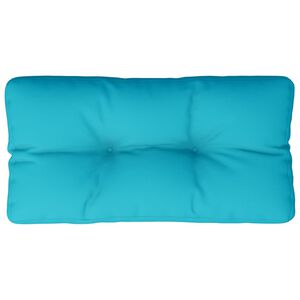 vidaXL Blazina za palete turkizna 70x40x12 cm blago