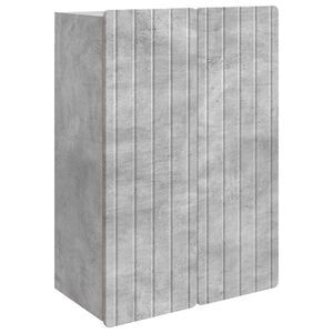 vidaXL Omara za steno Betonsko siva 66 x 34,5 x 92 cm Inženirski les